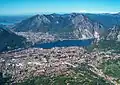 Lecco de Piani d'Erna, sous le mont Resegone.