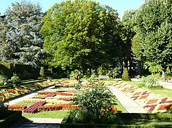 Vue du square Lechten.