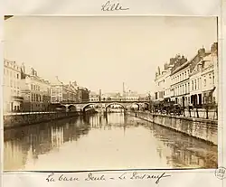 La basse Deûle à la fin du XIXe&nbsp;siècle.