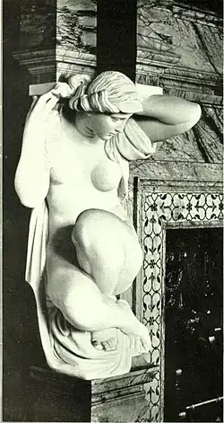 Cariatide de cheminée, Londres, Dorchester House (en).