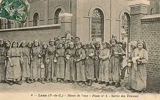 Sortie des trieuses.