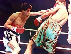 Leopard Tamakura en combat de boxe