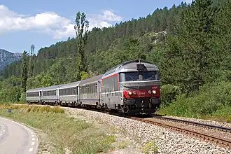 TER 17357 entre Lesches et Beaurières