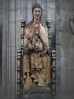 Vierge Sedes Sapientia de Louvain.