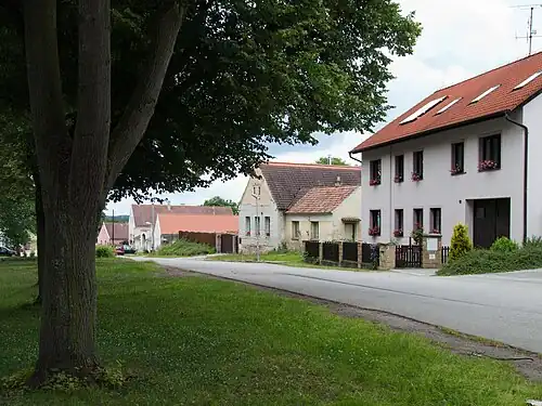 Libníč : place centrale.