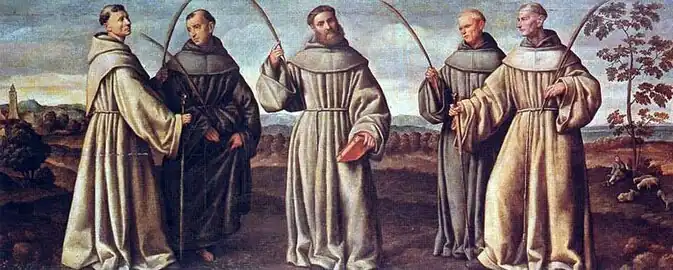 Les Martyrs franciscains, Bernardino Licinio.