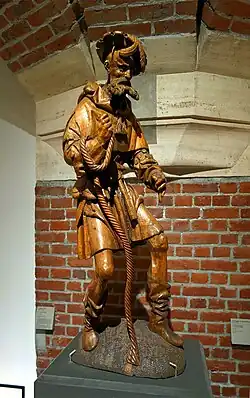 Bourreau du portement de croix (vers 1520), Maître d'Elsloo.