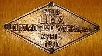 illustration de Lima Locomotive Works