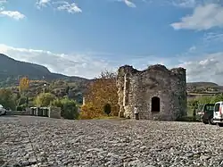 Aire de battage caladée.