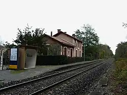 La voie en direction de Brive.