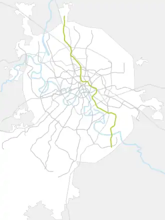 Voir la carte de la ligne.