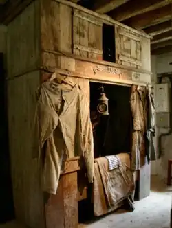 Lit-clos du meunier du moulin de Lonceux (XVIIIe/XIXe&nbsp;siècle)