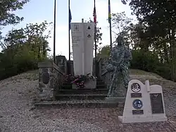 Livergnano : mémorial à la 91e&nbsp;division d’infanterie américaine.