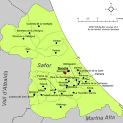 dans la comarque de la Safor.