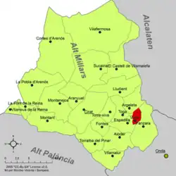 dans la comarque de l'Alto Mijares.