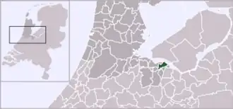 Localisation de Huizen