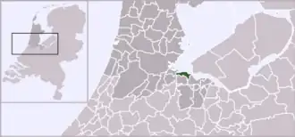 Localisation de Muiden