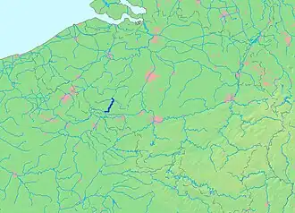 Localisation du canal Blaton-Ath