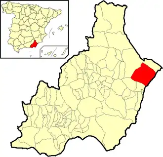 Localisation de Cuevas del Almanzora