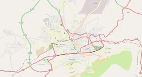Plan de la ville de Tlemcen et son agglomération.