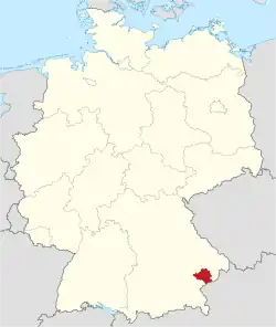 Drapeau de Arrondissement de Rottal-Inn