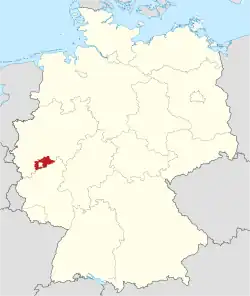 Drapeau de Arrondissement de Rhin-Sieg