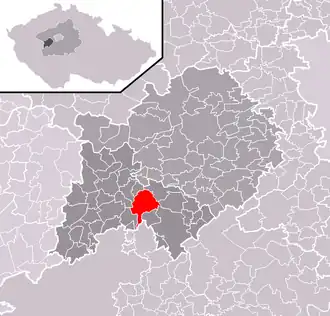 Localisation de Lochovice