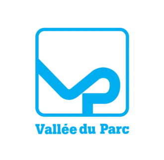 Vue aérienne de la station.