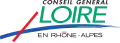 Logo du conseil général la Loire jusqu'au 3 avril 2015.