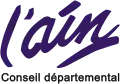 Logo de l'Ain (conseil départemental) d'avril à mai 2015.