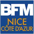 Logo de BFM Nice Côte d'Azur du 5 juillet 2021 au 10 juillet 2024.