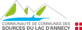 Blason de Communauté de communes des Sources du Lac d'Annecy