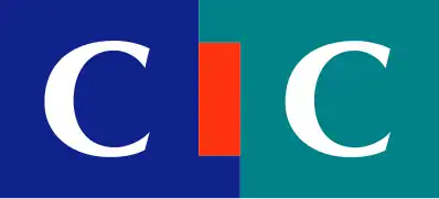 Logo du CIC depuis le 4 février 2005 (légèrement retouché en 2017).