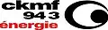 Logo de CKMF 94,3 avant 2002.