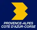 Logo de FR3 Provence-Alpes-Côte d'Azur-Corse du 6 mai 1986 au 22 novembre 1987.