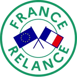 Exemple de l'application de la charte graphique avec l'utilisation de la police Marianne et de la couleur C (#169b62)  pour le plan France Relance.