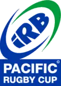 Logo la Pacific Rugby Cup.