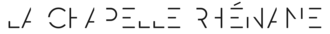 logo de La Chapelle Rhénane