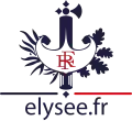 Version du logo utilisée sur le site de l'Élysée en 2012.