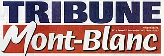 Image illustrative de l’article Tribune Mont-Blanc