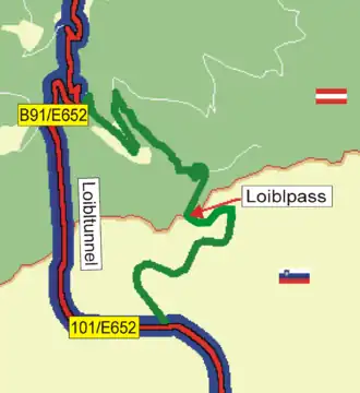 Image illustrative de l’article Col de Loïbl