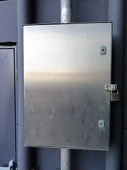 Les vannes de l'exutoire de grisou.