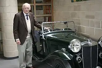 Lord Montagu de Beaulieu et sa MG T-type (2007)