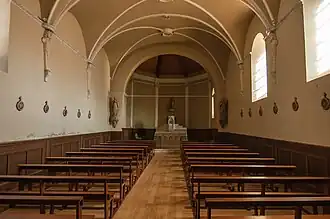 L'intérieur de l'église.