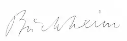 signature de Lothar-Günther Buchheim