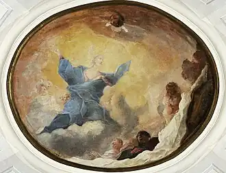 L'Assomption de la vierge.