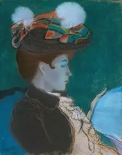 Louis Anquetin, Femme lisant (1890), localisation inconnue.
