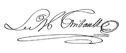 signature de Louis-Michel Thibault