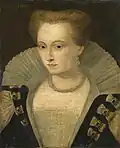 Louise de Lorraine, reine de France, vers 1583, Jean Rabel, huile sur bois, musée du Louvre.