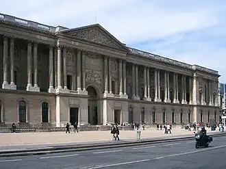 Colonnade du Louvre, Paris (1670).